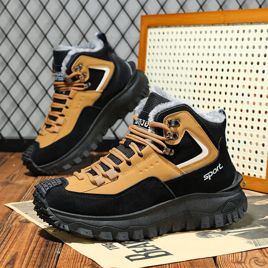 LUSINN® Men’s Hiking & Work Boots – Durable, Waterproof, and Insulated for Winter